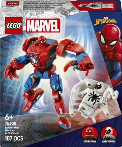 LEGO Marvel Spider-Man-robotti vastaan Anti-Venom 76308