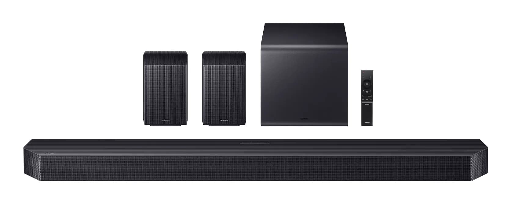 Samsung HW-Q990F, 11.1.4, Dolby Atmos soundbar -äänijärjestelmä, langattomalla subwooferilla, musta