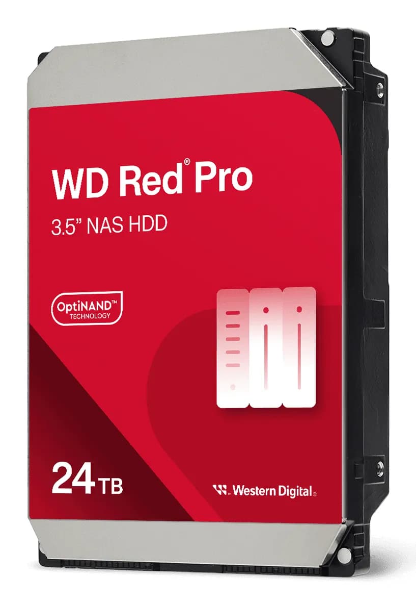 WD Red Pro 3.5" 24 Tt, 7200 RPM, 512 MB, SATA III -kovalevy (NAS)