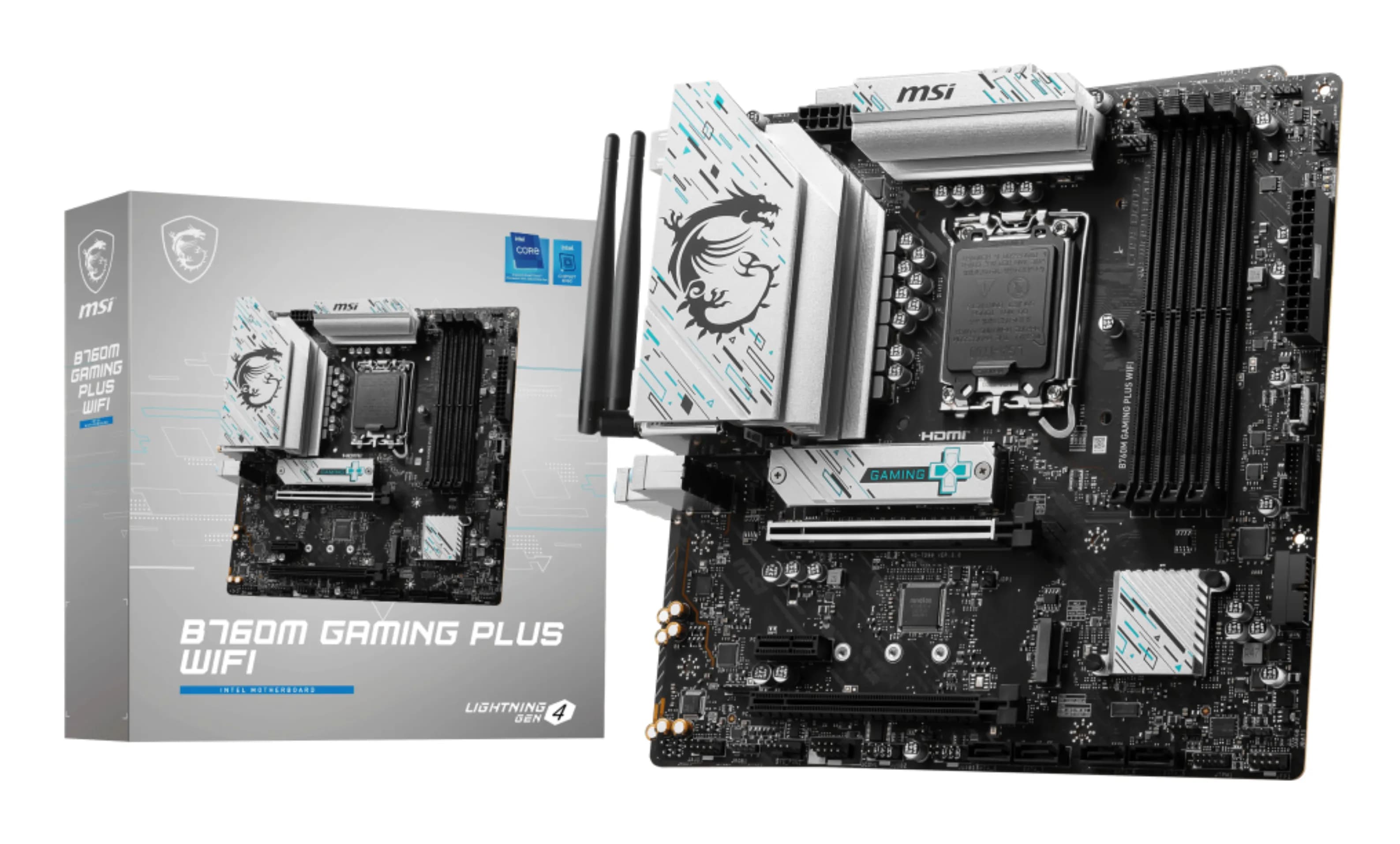 MSI B760M GAMING PLUS WIFI LGA1700 mATX -emolevy
