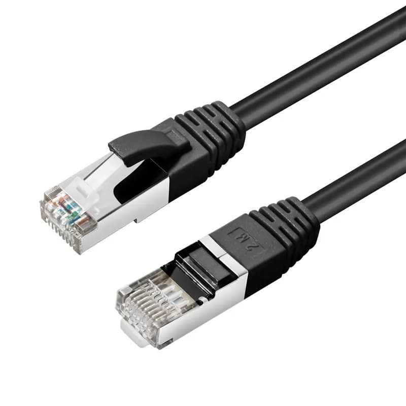 MicroConnect Cat6 S/FTP RJ45 1.5m -verkkokaapeli, musta
