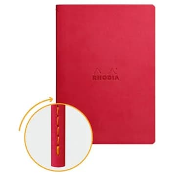 Rhodiarama Sewn spine Poppy A5 L