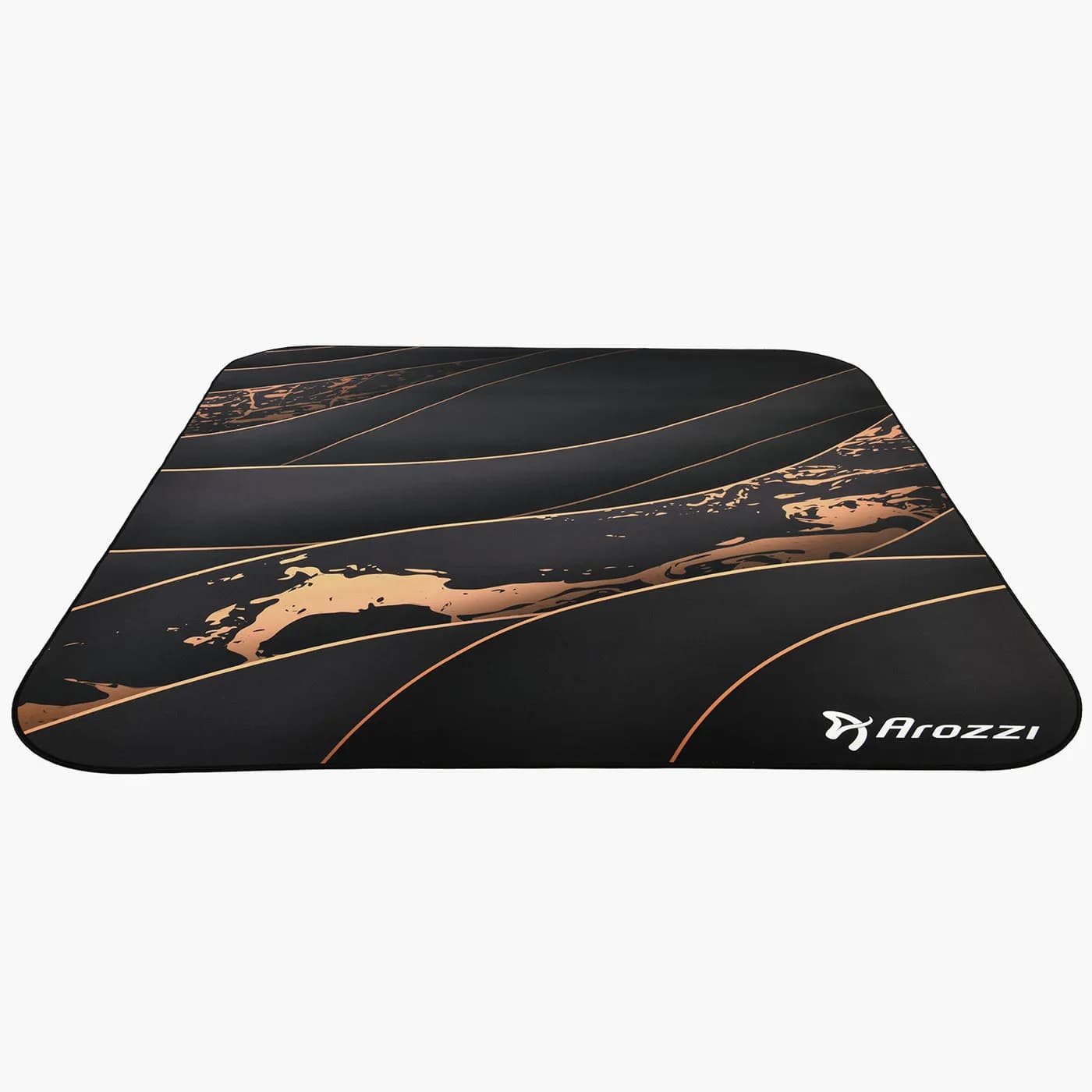 Arozzi ZONA - floor pad, black/gold, 116x116cm