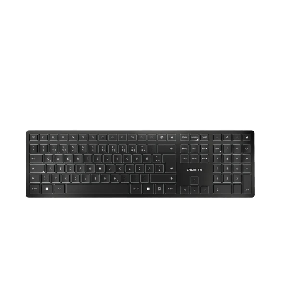 CHERRY KW 9100 SLIM -langaton näppäimistö, SX Scissor, musta