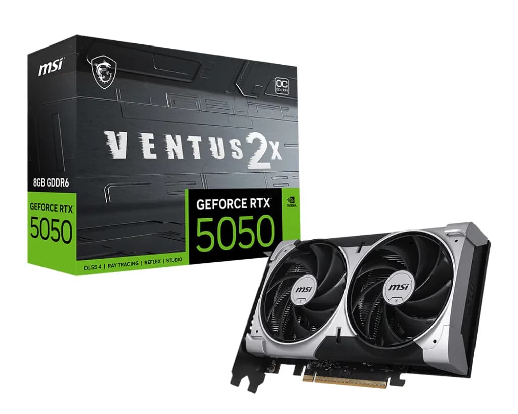 MSI GeForce RTX 5050 Ventus 2X OC 8 Gt -näytönohjain