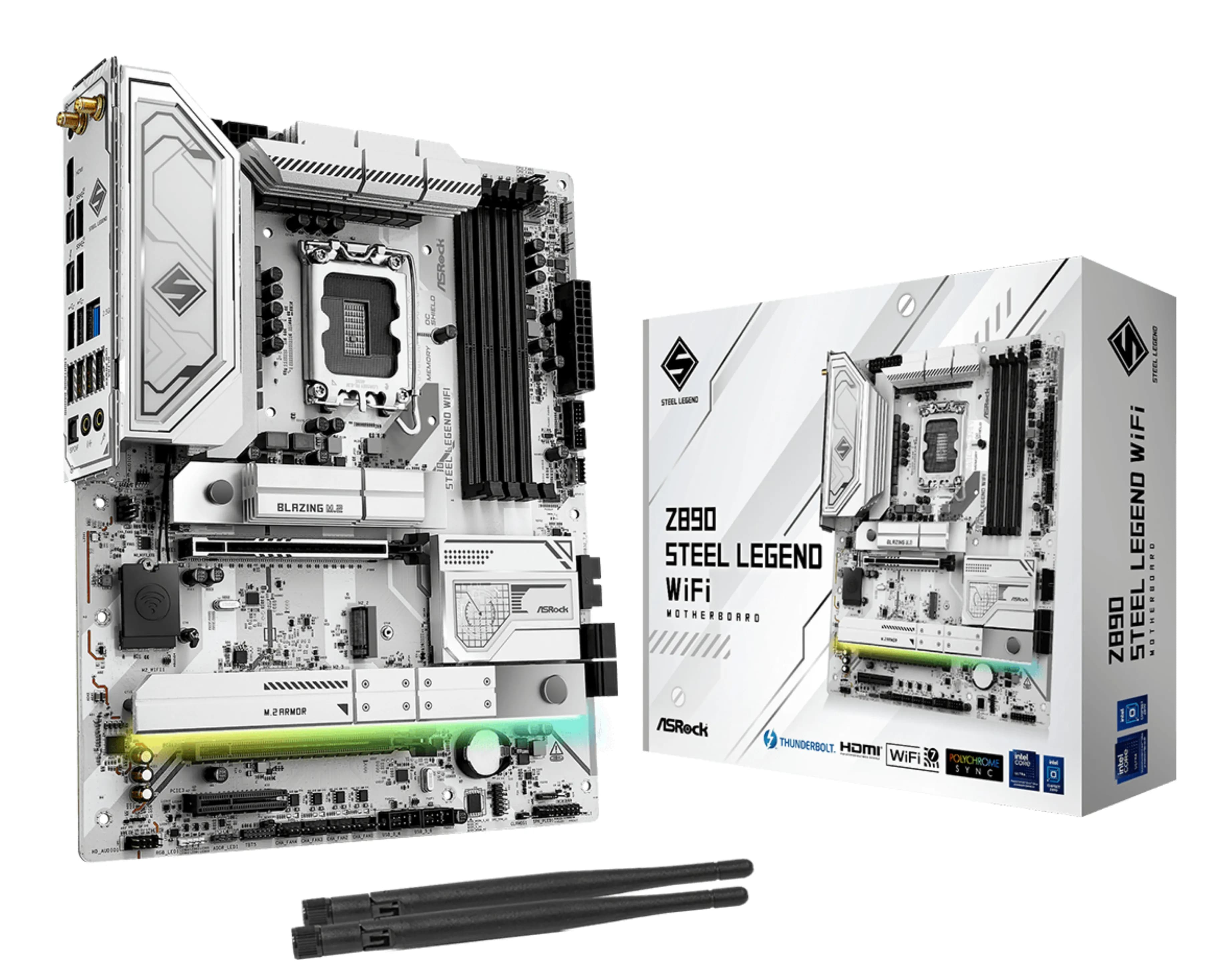 ASRock Z890 Steel Legend WiFi 7 LGA1851 ATX -emolevy