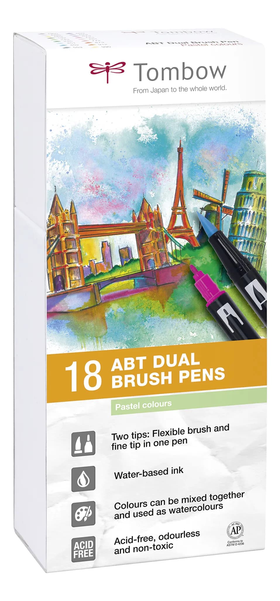 Tombow ABT Dual Brush 18P-5 Pastel (18)