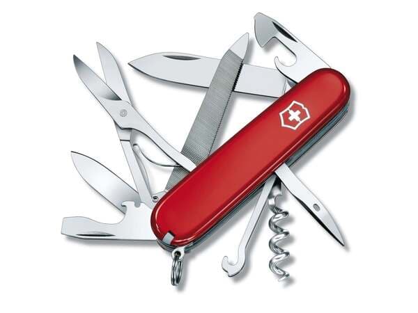 Victorinox Mountaineer -taskuveitsi, punainen, 91 mm
