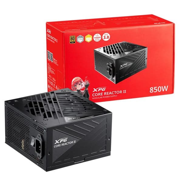 XPG CORE REACTOR II 850W -virtalähde, 80 Plus Gold