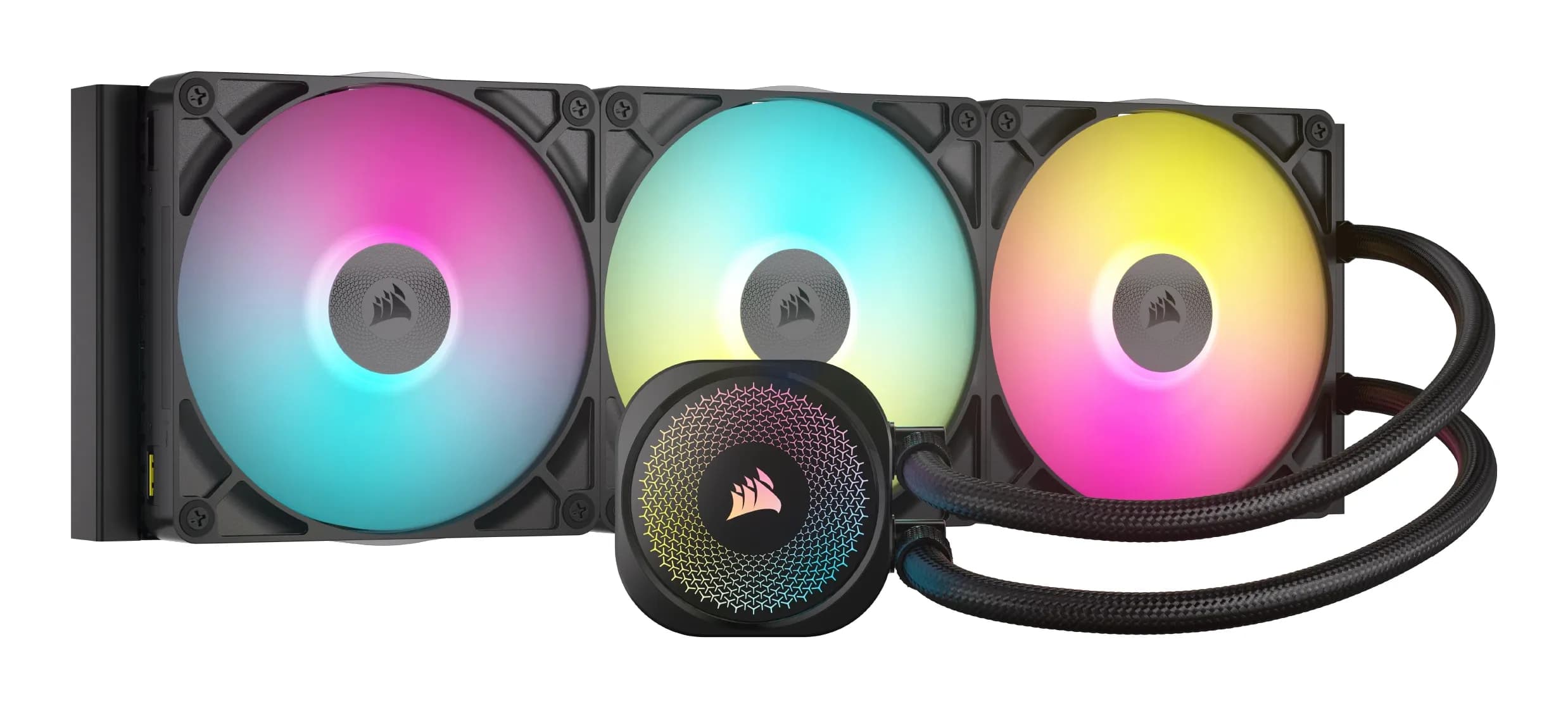 Corsair iCUE LINK TITAN 420 RX 420mm RGB -nestejäähdytin, musta