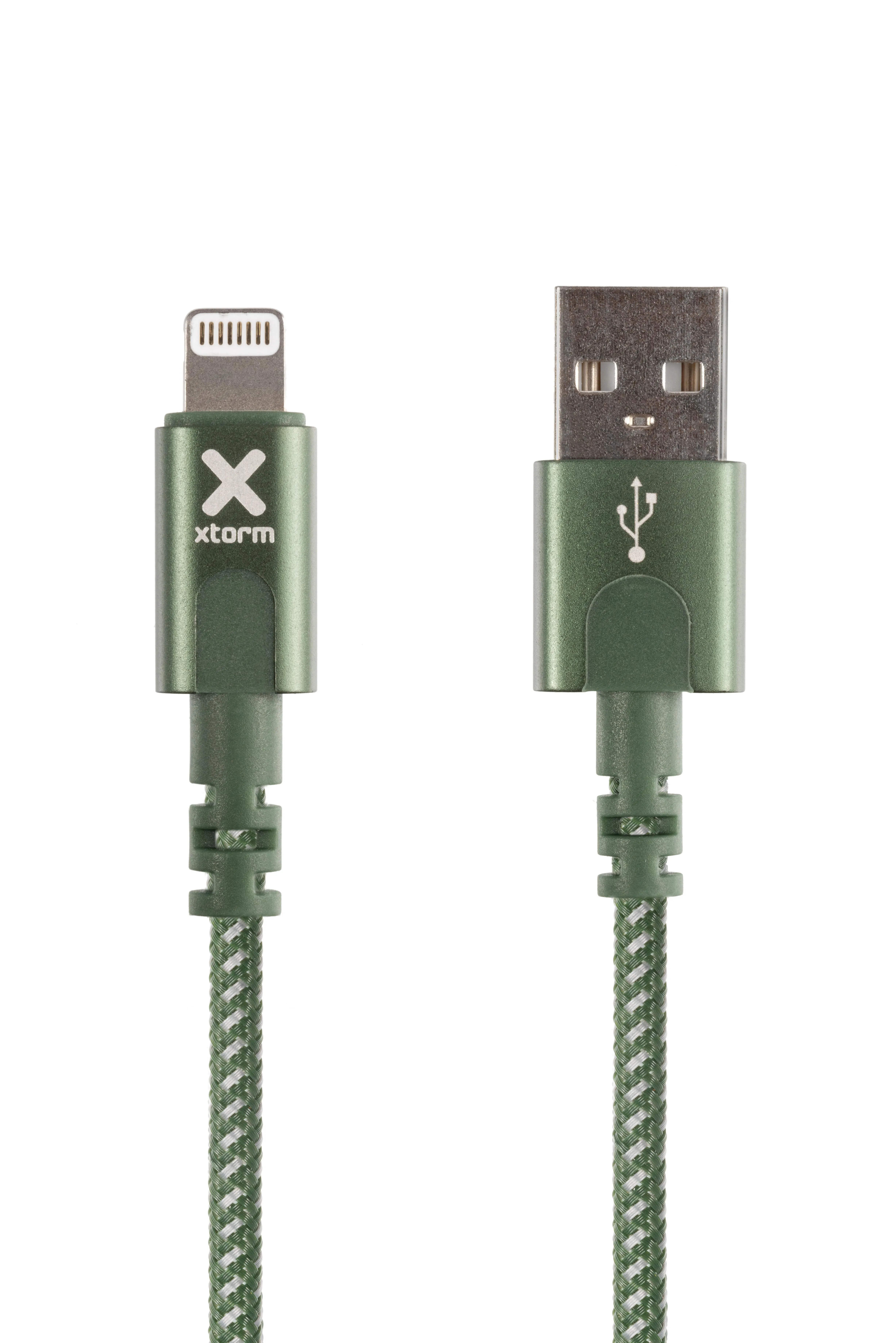 Xtorm Original CX2012 USB-A – Lightning -kaapeli, 1 m, vihreä