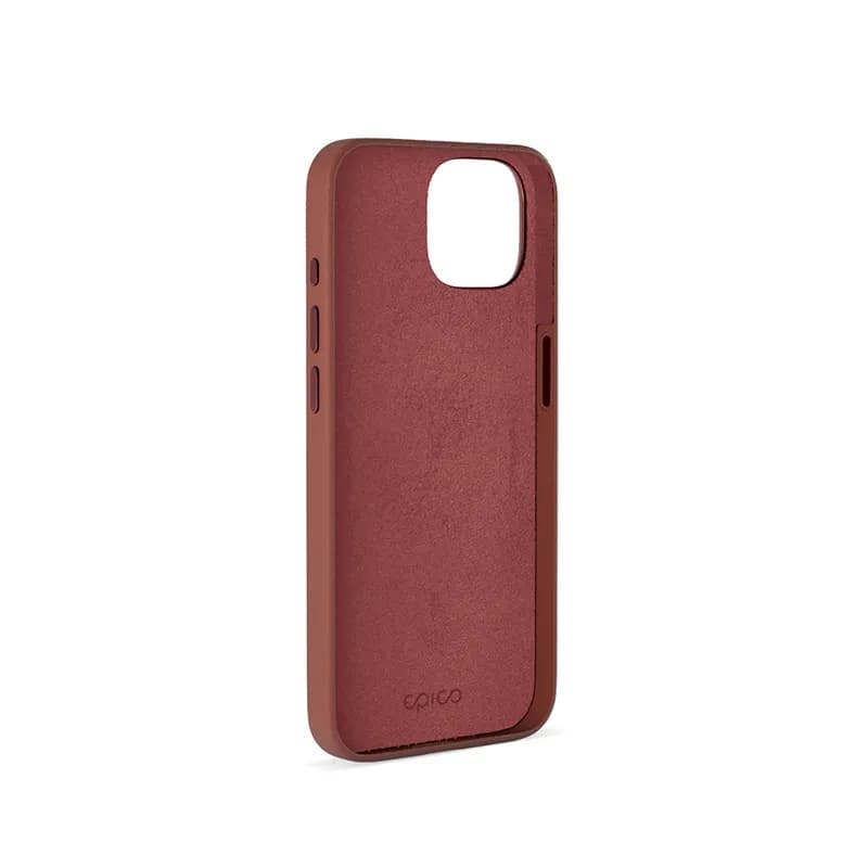 Epico Mag+ Leather Case, iPhone 15 -suojakuori, Ruskea