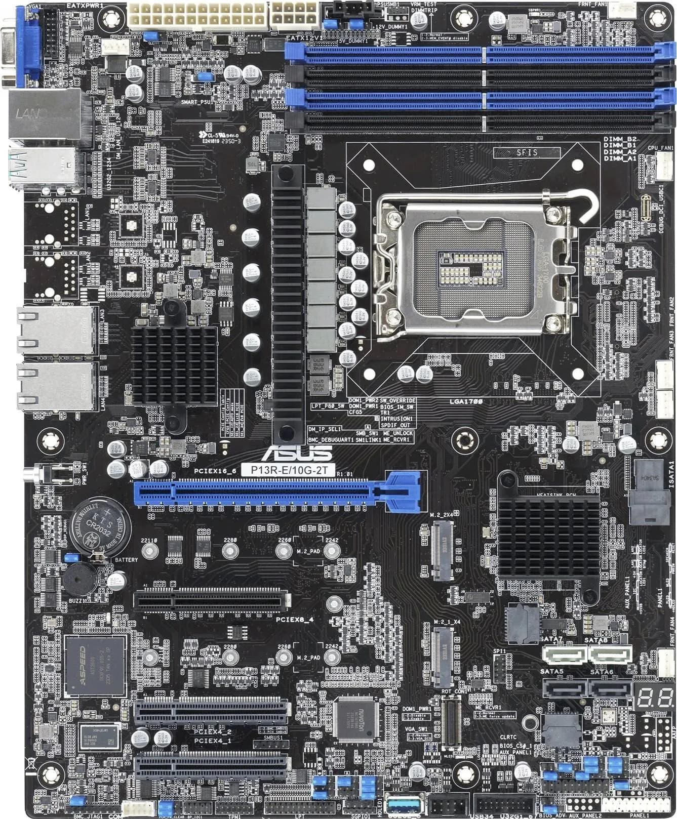 Asus P13R-E/10G-2T DDR5 LGA1700 ATX-emolevy