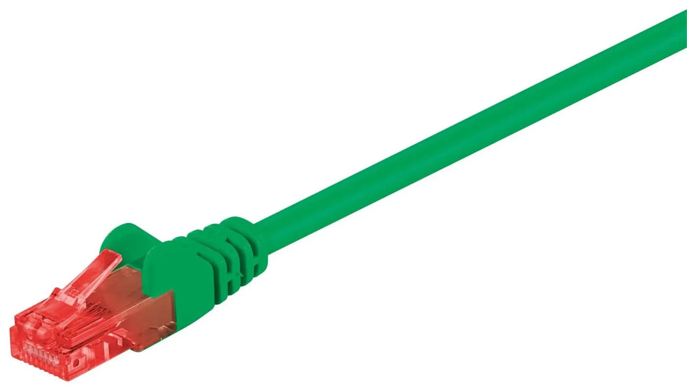 MicroConnect Cat6 UTP RJ45 10m -verkkokaapeli, vihreä