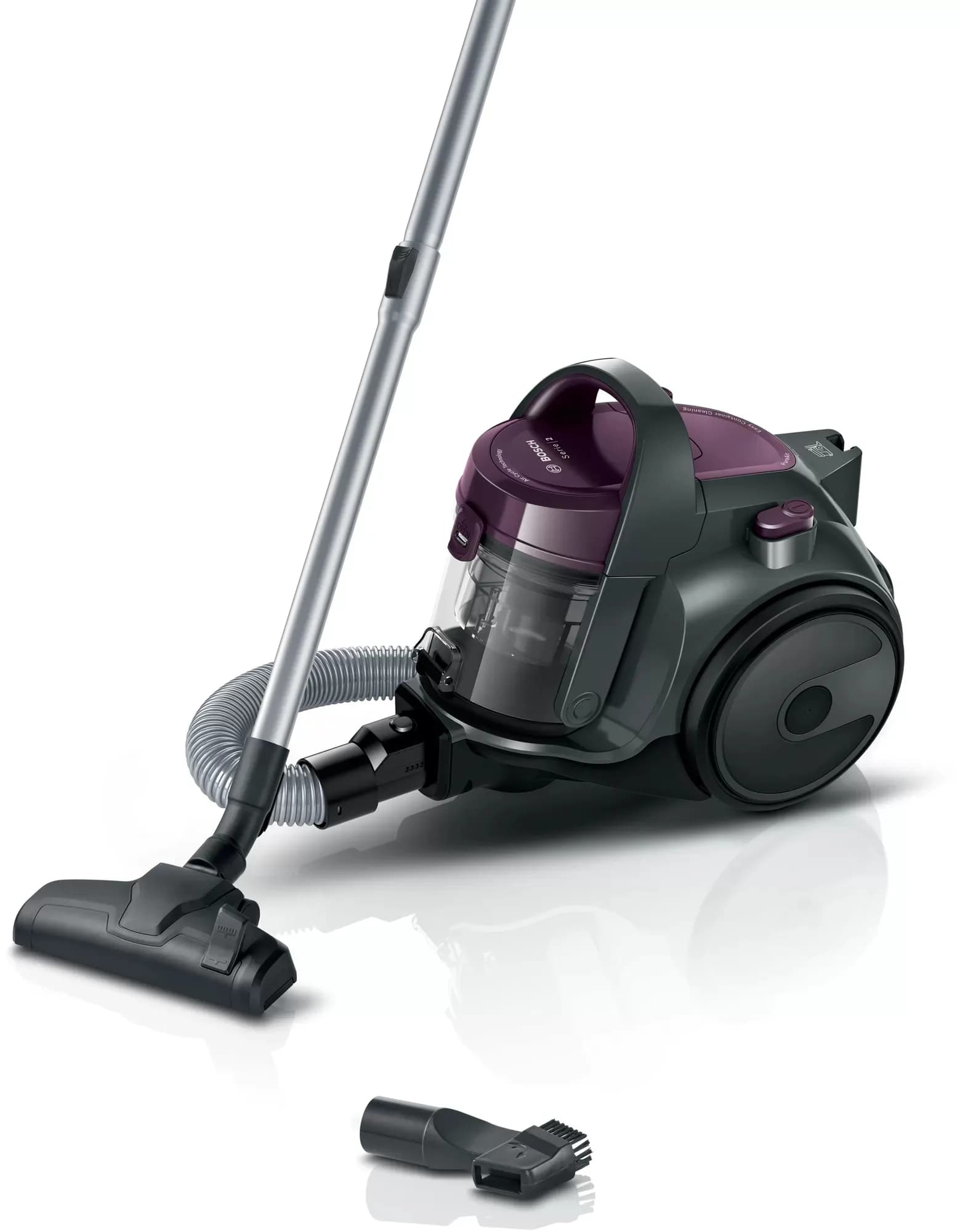 Bosch BGC05AAA1 1.5 L 700 W pussiton HEPA 12 -pölynimuri, purppura
