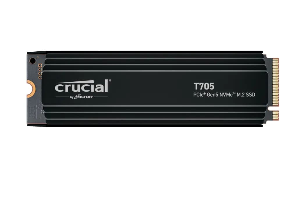 Crucial T705 Heatsink 1 Tt M.2 PCIe 5.0 NVMe -SSD-levy