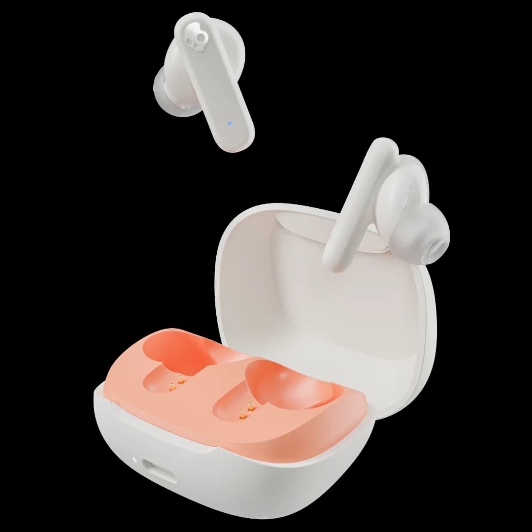 Skullcandy Smokin' Buds -langattomat nappikuulokkeet, bone