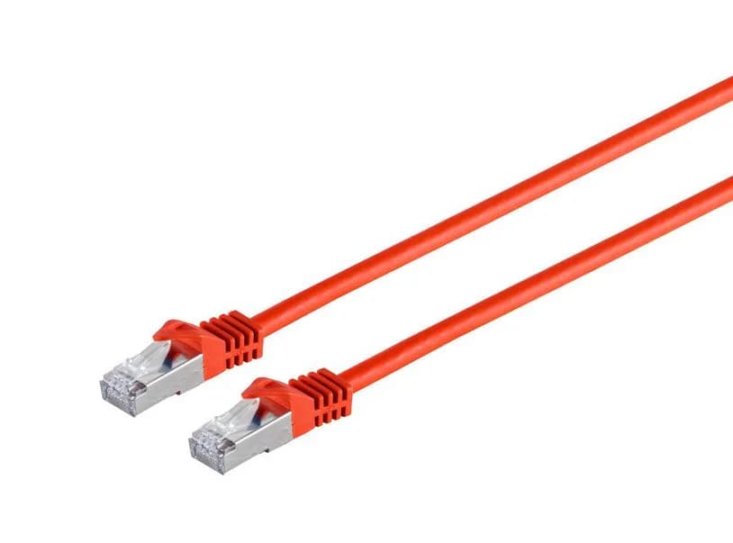 MicroConnect Cat7 S/FTP RJ45 1m -verkkokaapeli, punainen