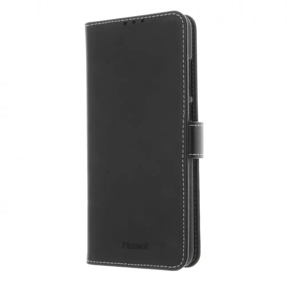 Insmat Flip Case, Xiaomi Mi 9T Lite -lompakkokotelo, Musta