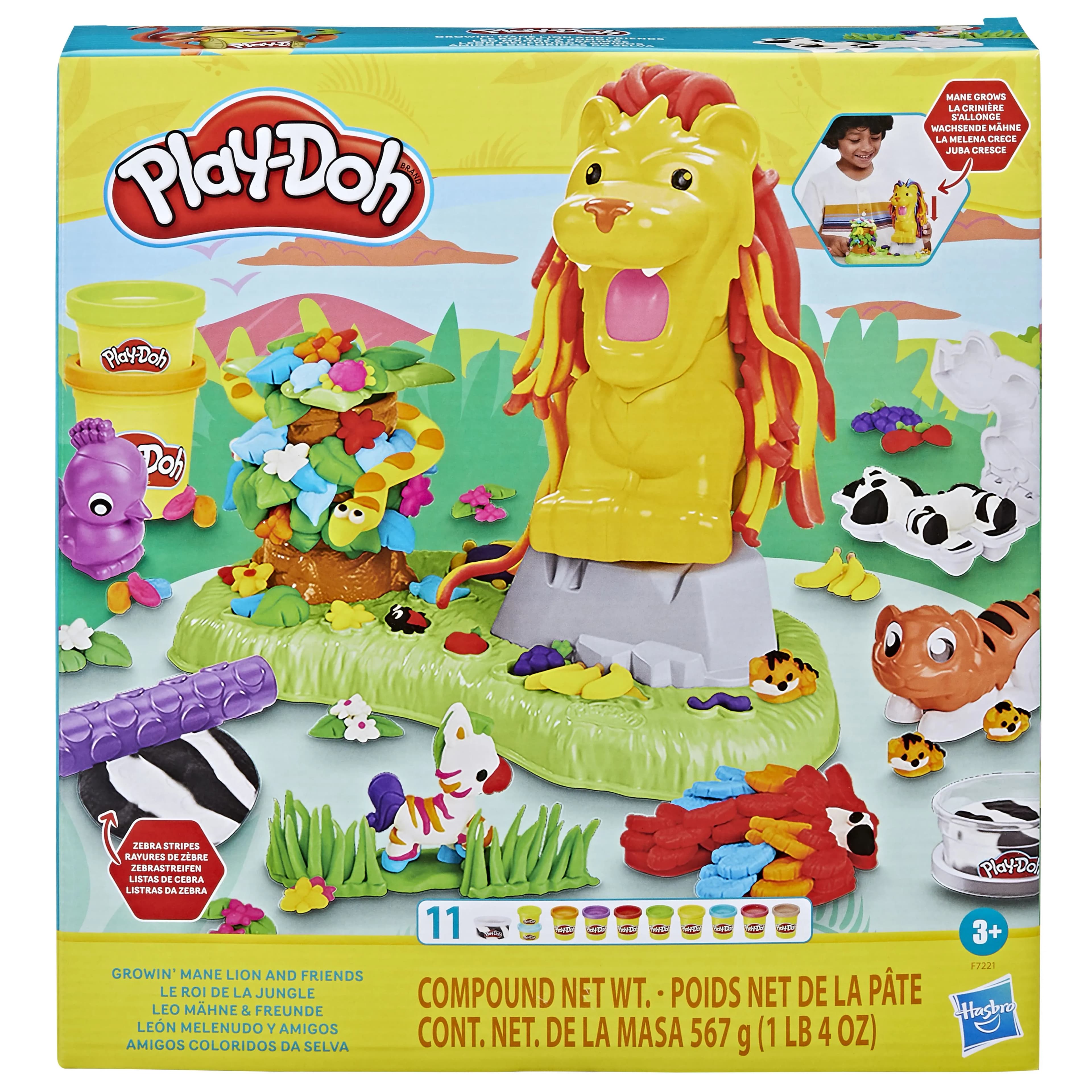 Play-Doh Playset Grown Mane Lion and Friends