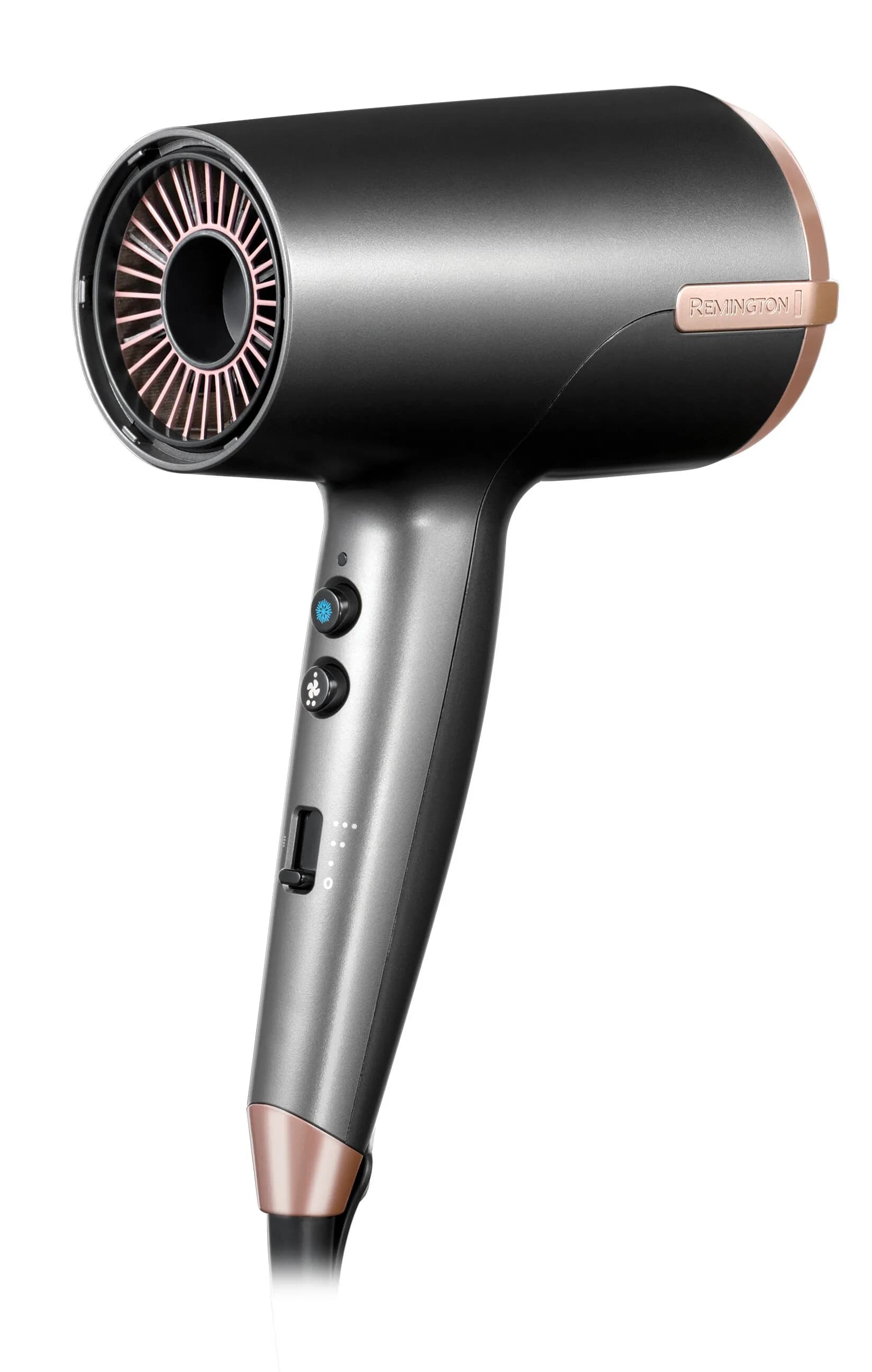 Remington ONE Dry & Style D6077, 2000 W -hiustenkuivaaja, pronssi, harmaa