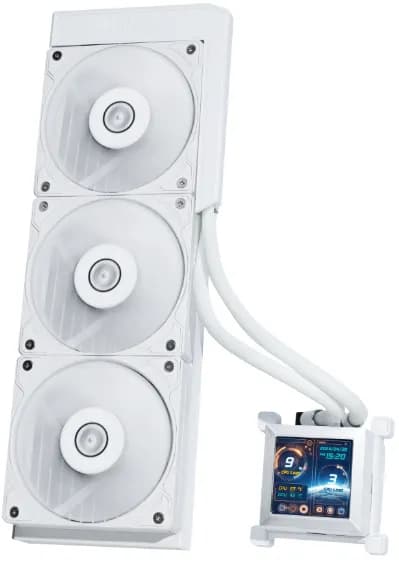 Lian Li HydroShift LCD 360S 360mm ARGB -nestejäähdytin, valkoinen
