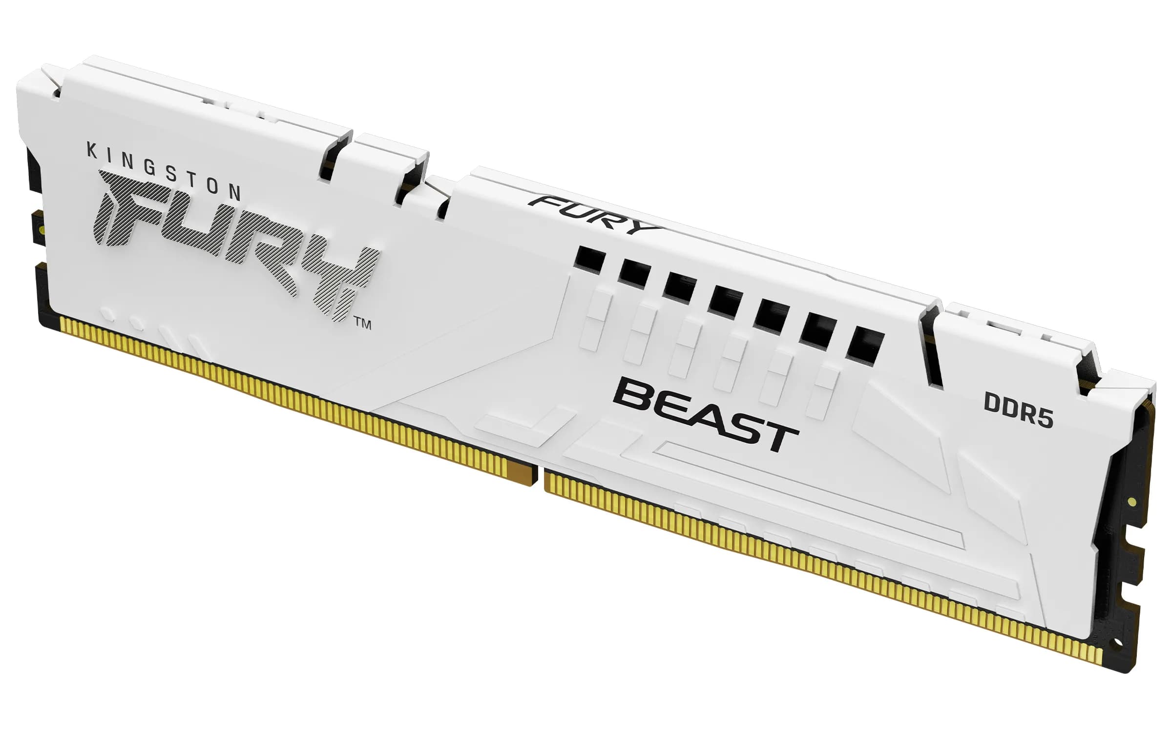 Kingston FURY Beast 16 Gt (1 x 16 Gt) DDR5 5600 MHz, CL36 -muisti, valkoinen (EXPO/XMP)