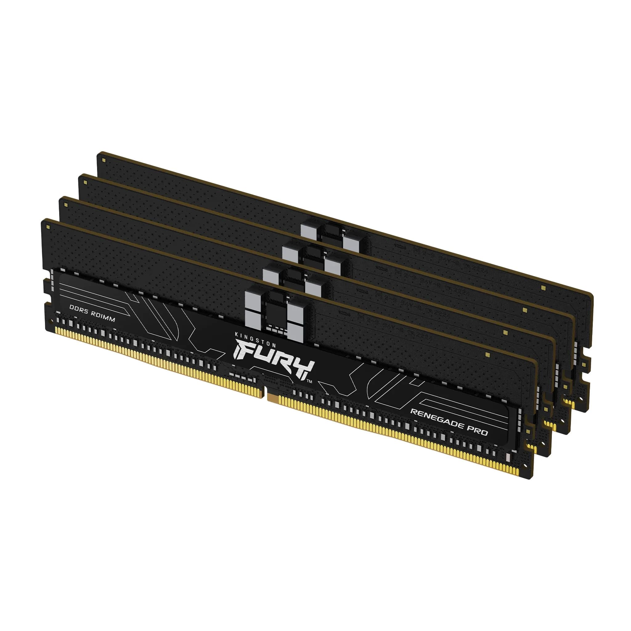 Kingston FURY Renegade Pro ECC Registered 64 Gt (4 x 16 Gt) DDR5 6000 MHz, CL32 -muisti (XMP/EXPO)