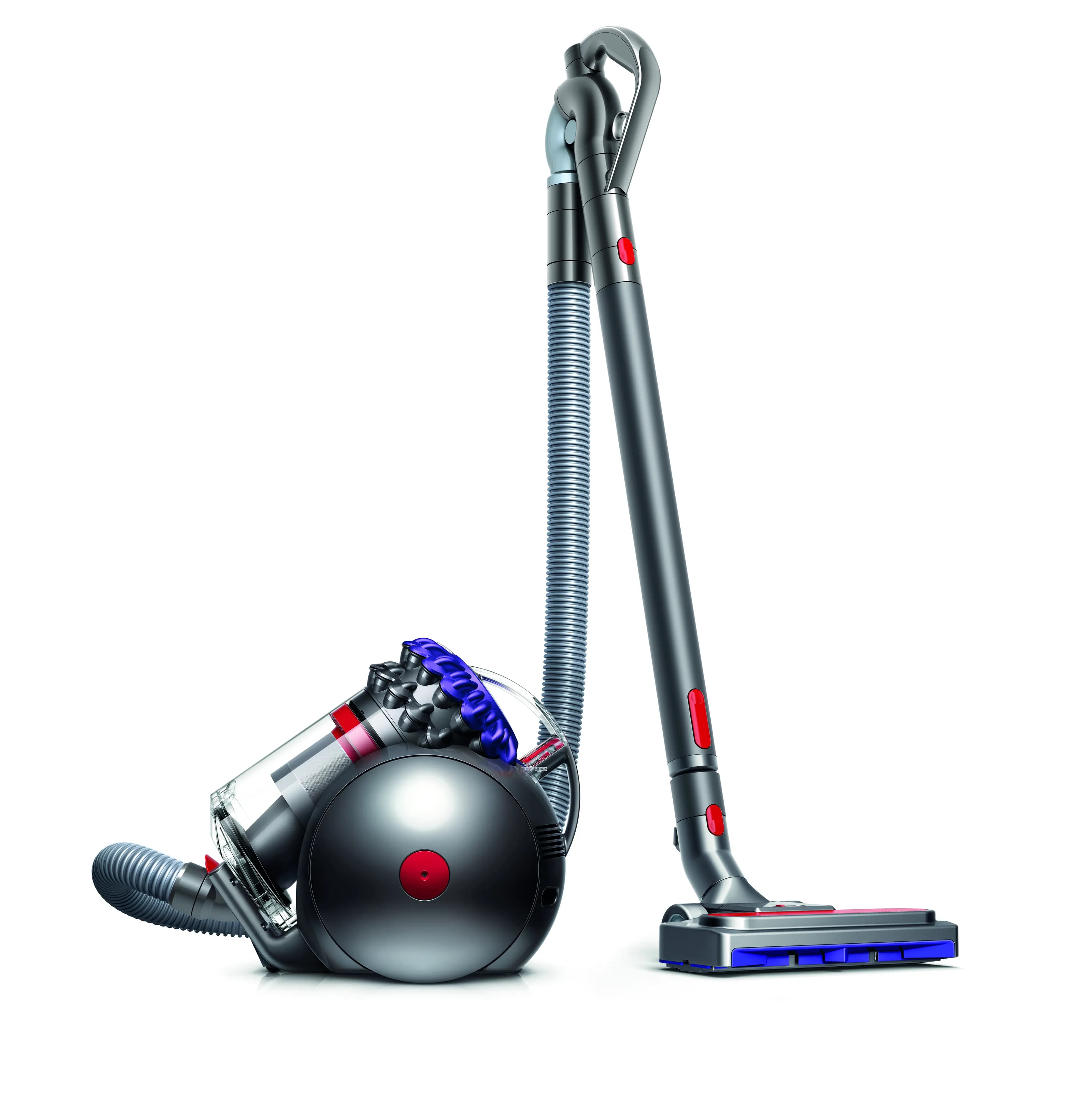 Dyson Big Ball Parquet 2 1.5 L 600 W pussiton HEPA -pölynimuri, nikkeli, punainen ja rauta