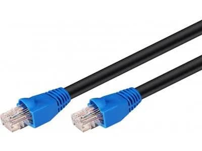 MicroConnect Cat6 U/UTP RJ45 60m -verkkokaapeli, musta