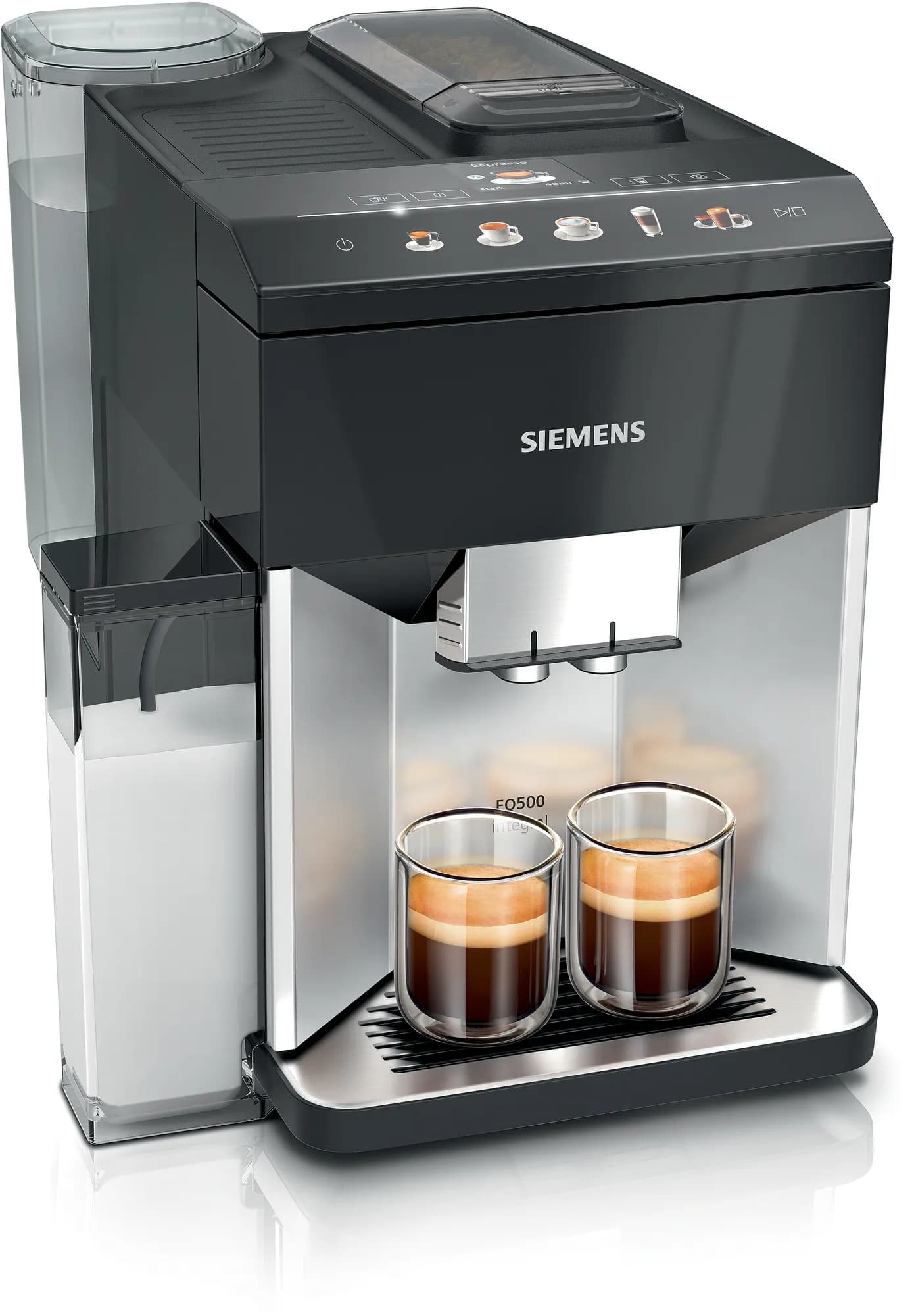 Siemens TQ513D01 integral EQ.500 -espressokeitin, musta, Hopea