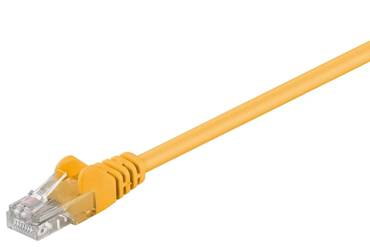 MicroConnect Cat5e UTP RJ45 0.5m -verkkokaapeli, keltainen