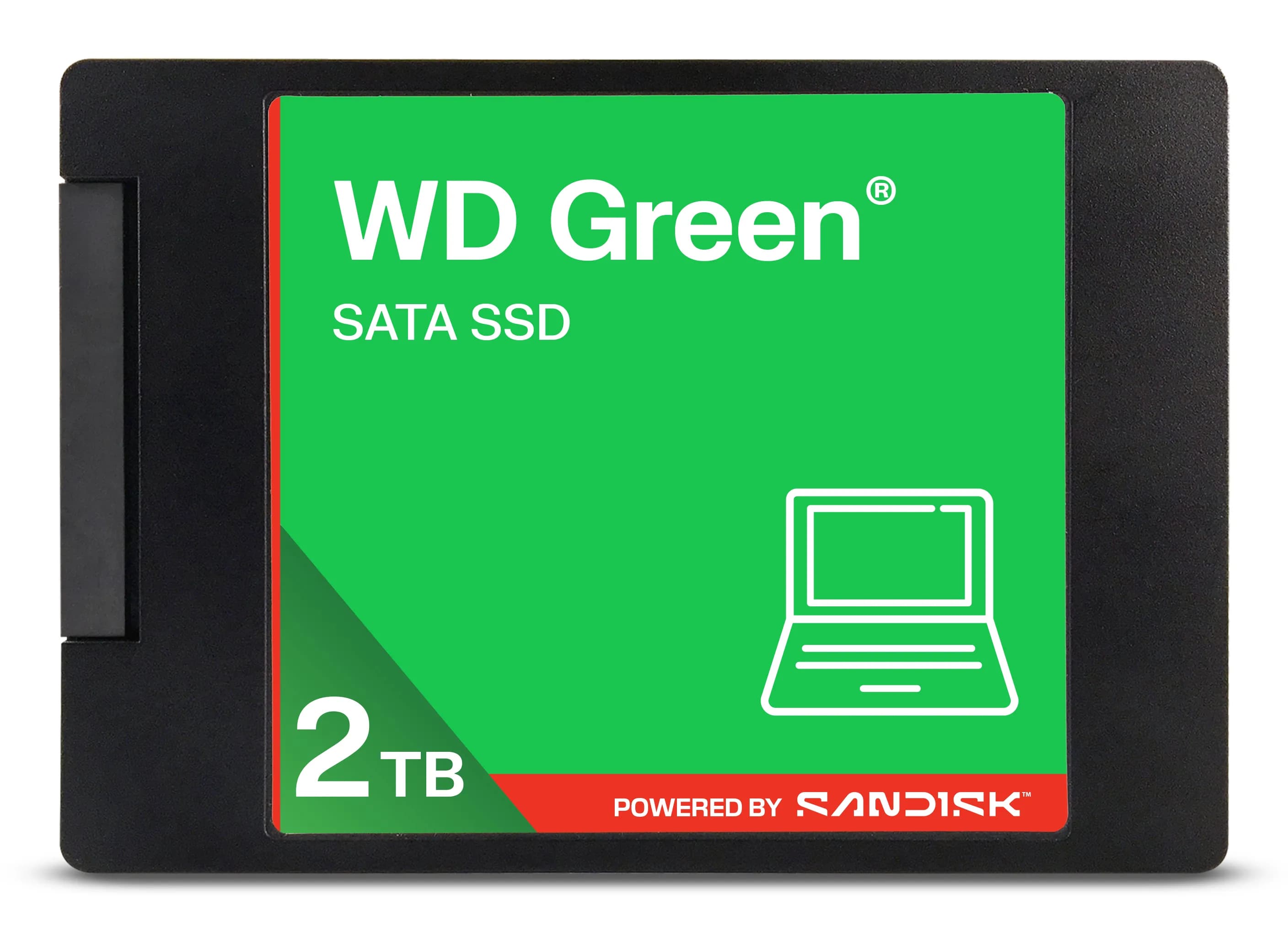 WD Green 2 Tt 2,5" SATA -SSD-levy