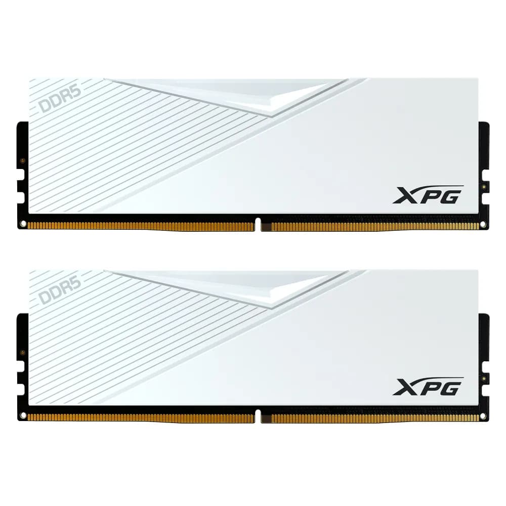 ADATA XPG Lancer RGB 32 Gt (2 x 16 Gt) DDR5 6000 MHz, CL30 -muisti, valkoinen (XMP/EXPO)