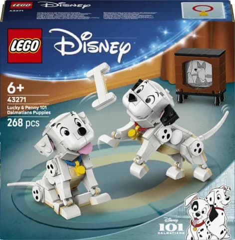 LEGO Disney 101 dalmatialaista koiranpennut Laikku ja Pipsa 43271