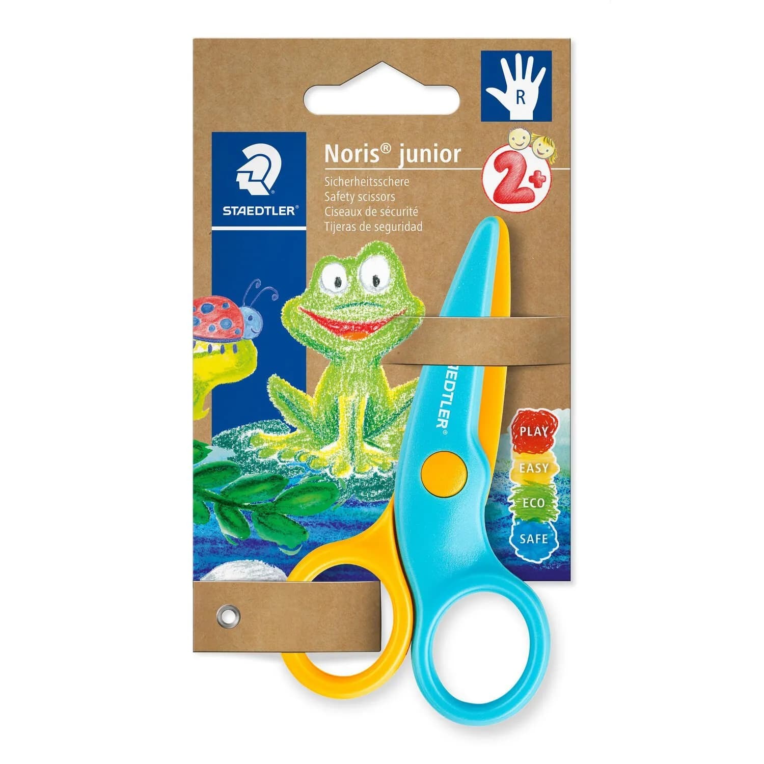 Staedtler Chrildren scissors Noris Junior -sakset, Sininen, Keltainen, 10cm