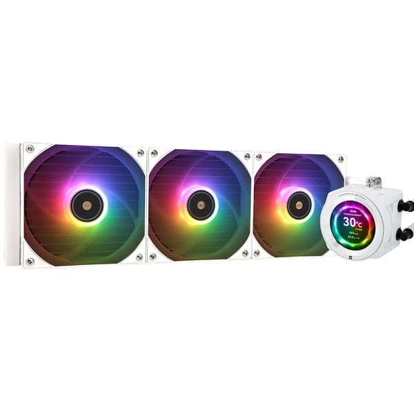 Thermalright Core Vision 360 ARGB -nestejäähdytin, valkoinen