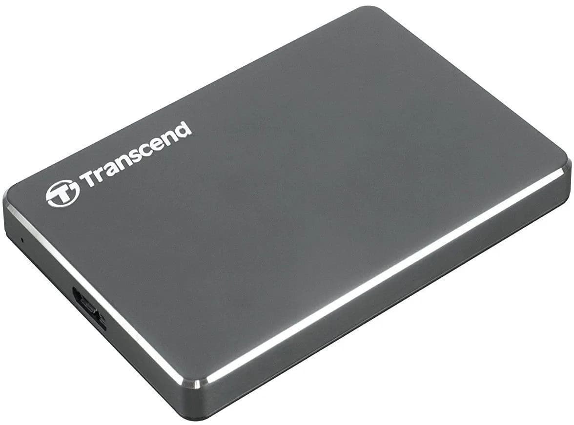 Transcend StoreJet 25C3N 1 Tt 2.5" -ulkoinen HDD, raudanharmaa