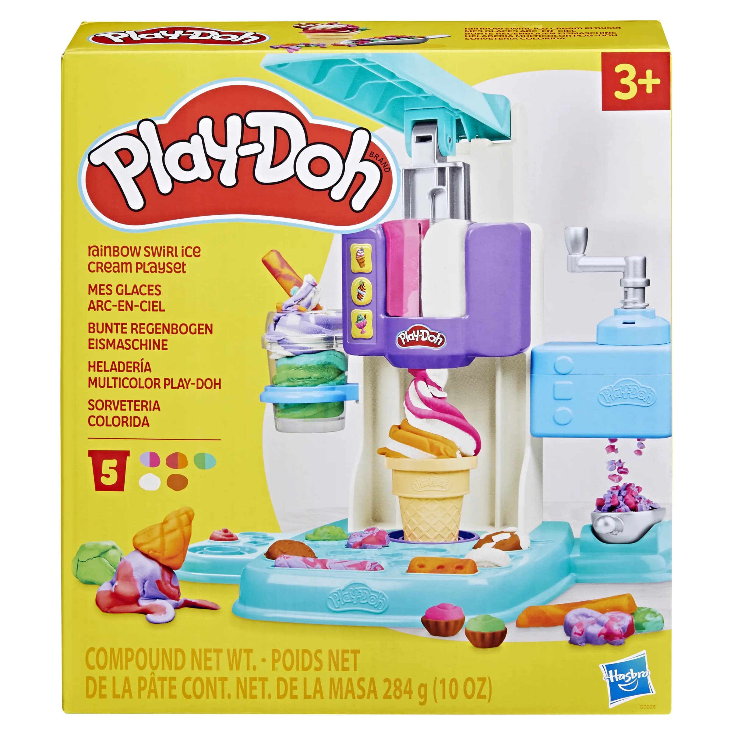 Play-Doh Kitchen Creations Playset Rainbow Swirl Ice Cream
