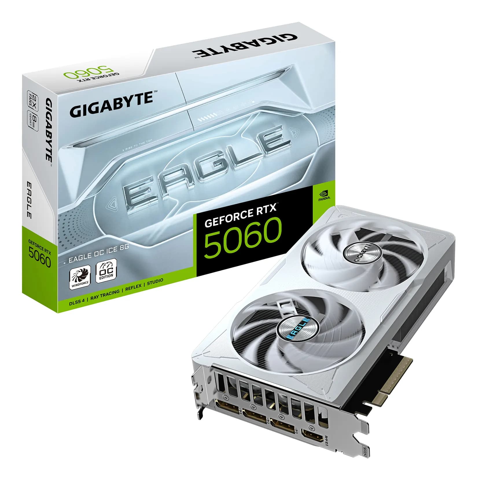 Gigabyte GeForce RTX 5060 Eagle Ice OC 8 Gt -näytönohjain