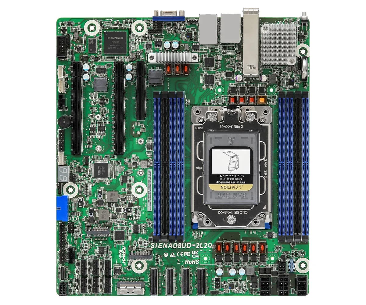 ASRock Rack SIENAD8UD-2L2Q SP6 Deep Micro-ATX -emolevy