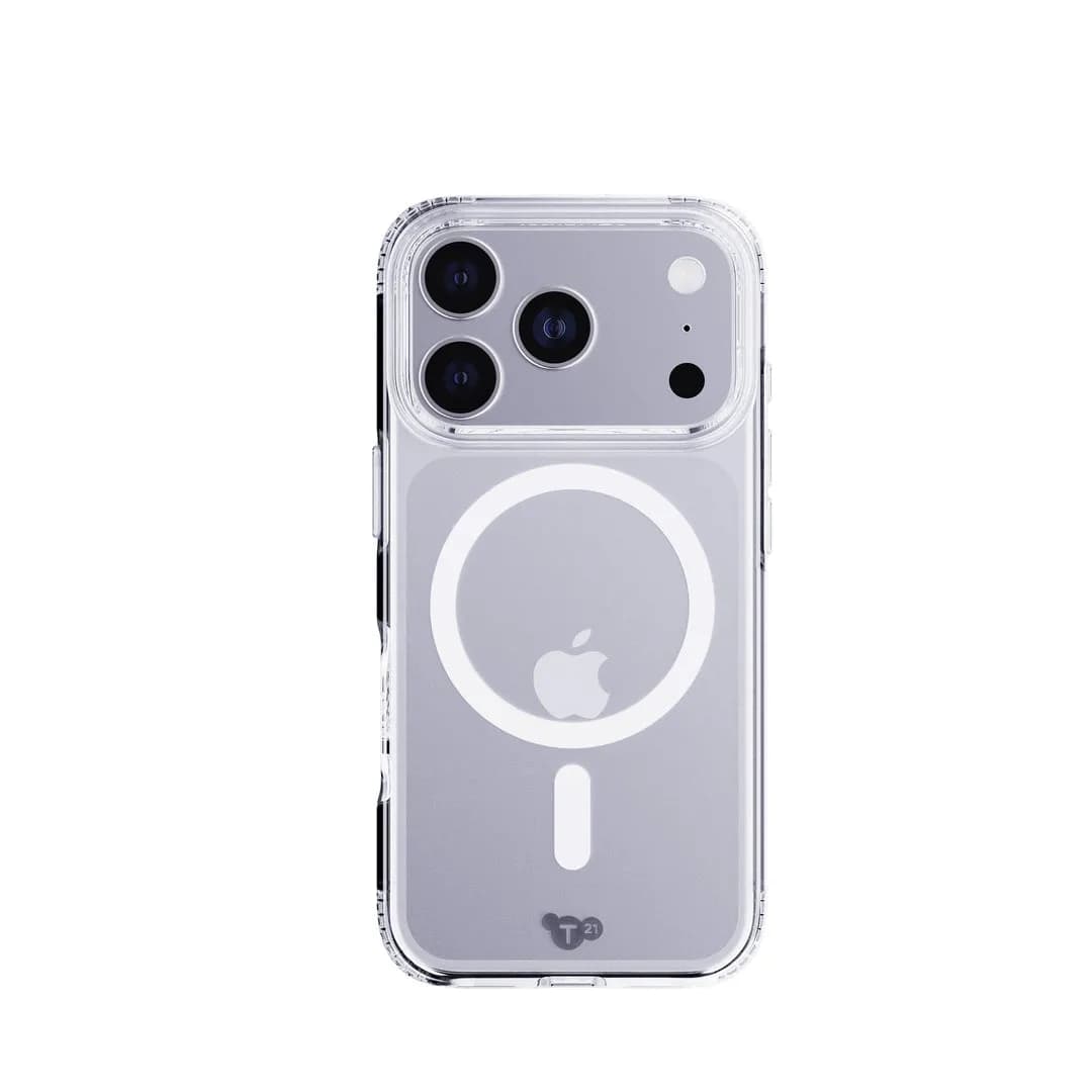 Tech21 Evo Lite MagSafe, iPhone 17 Pro -suojakuori, läpinäkyvä
