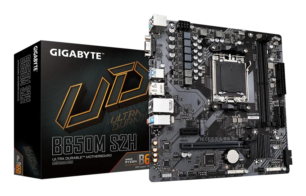 Gigabyte B650M S2H AM5 mATX -emolevy