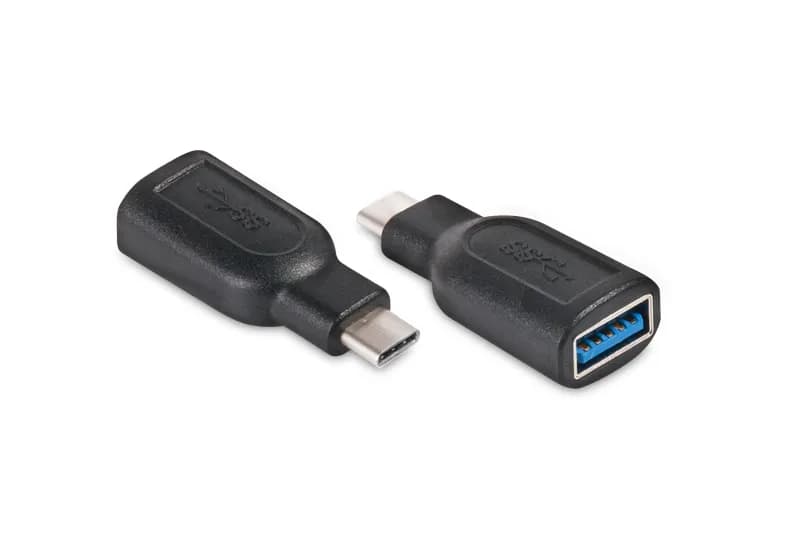 Club 3D 3.1 USB-C -> USB-A 3.0 -sovitin, Musta