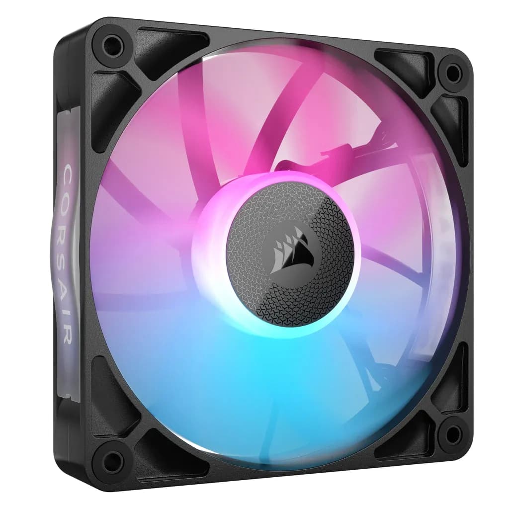 Corsair iCUE LINK RX120 RGB 120 mm PWM -kotelotuuletin - 1 kpl - Musta