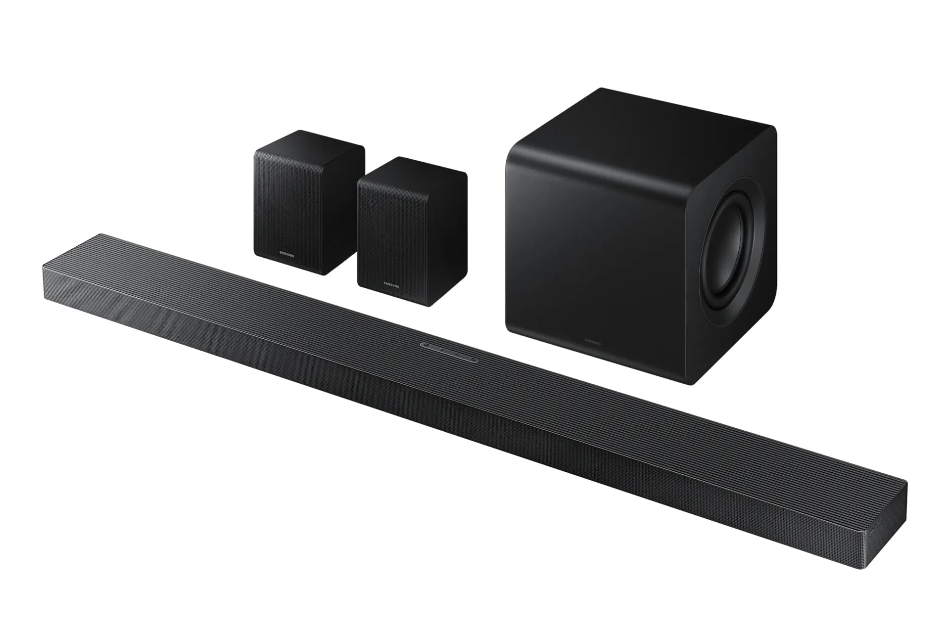 Samsung HW-QS750F 5.1.2 Dolby Atmos soundbar -äänijärjestelmä, langattomalla subwooferilla, musta