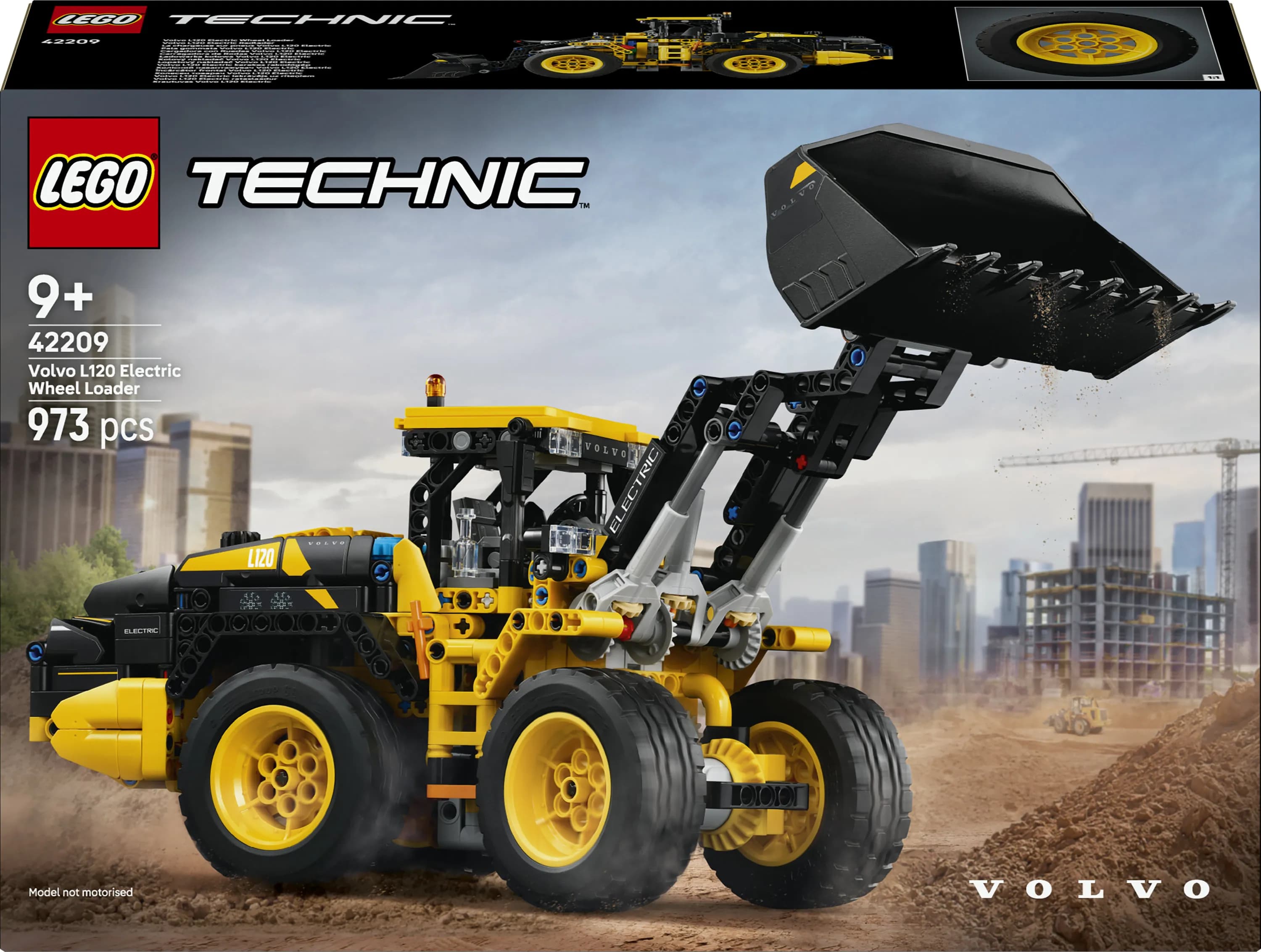 LEGO Technic Volvo L120 Electric Wheel Loader 42209