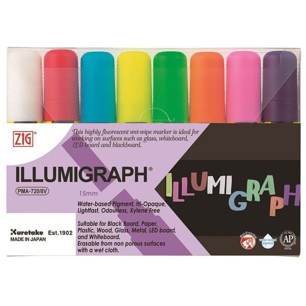ZIG Illumigraph B&B 15mm 8/case
