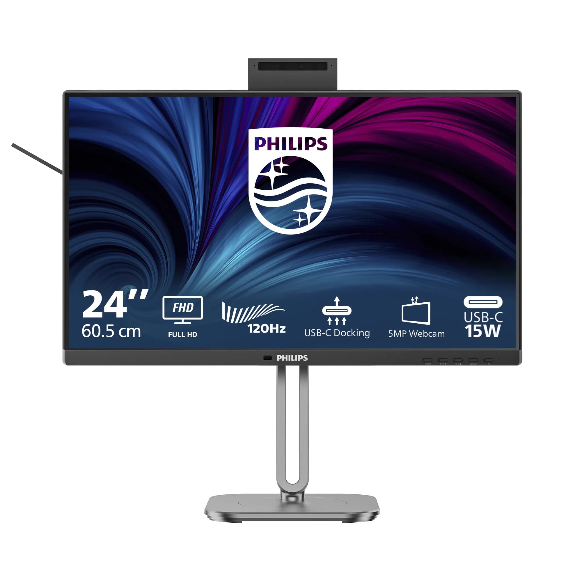 Philips 24B2U4301H/00 23.8" Full HD, IPS -näyttö, USB-C hub