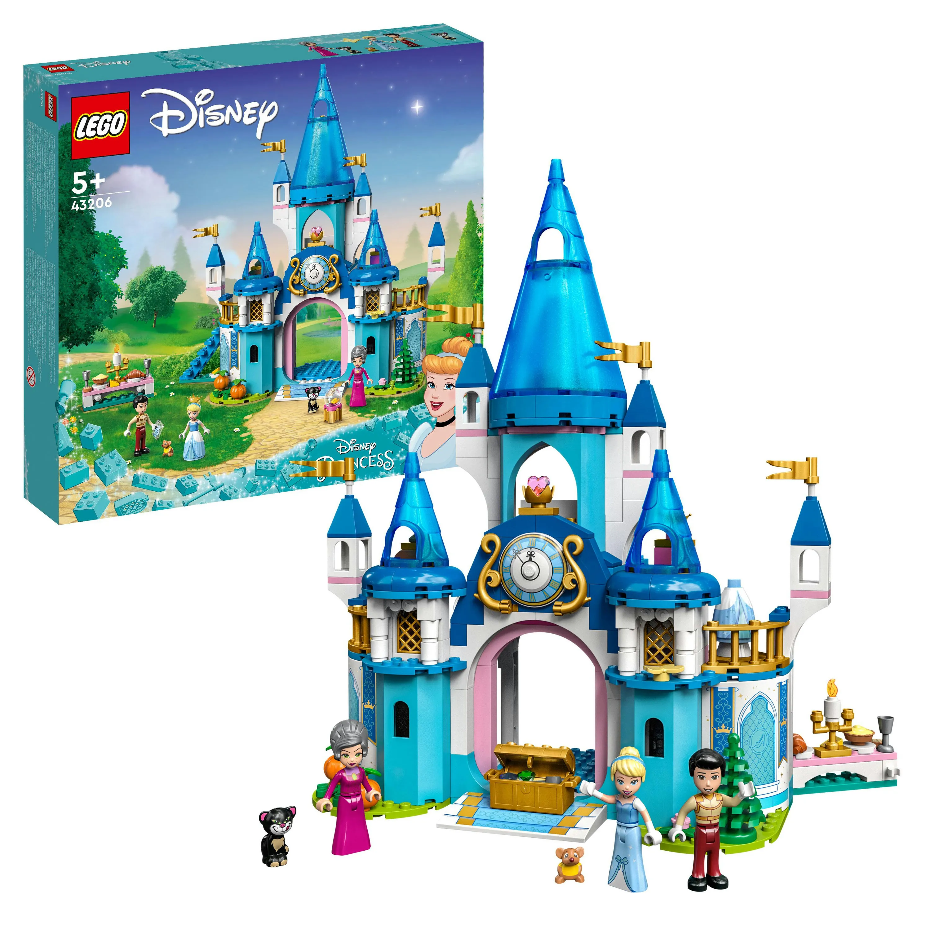 LEGO Disney Tuhkimon ja Prinssi Uljaksen linna 43206
